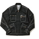 ボンマックス(BONMAX) Leeワークウェア メンズジップアップジャケット ブラック XXL 【品番:LWB06001-16-XXL】