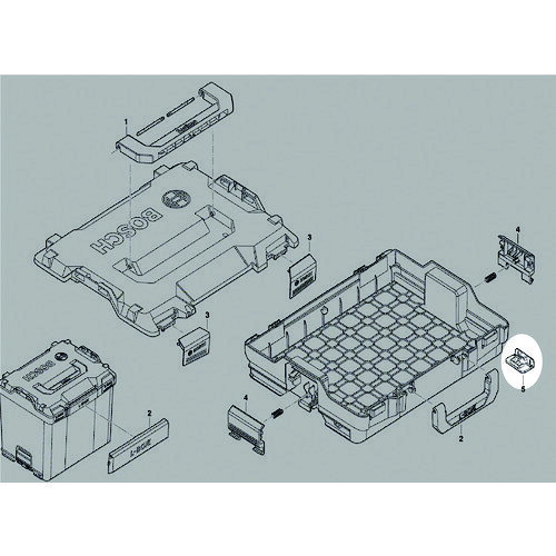 特長 ●L-BOXX 102N型ボックスS、L-BOXX 238N型ボックスL、L-BOXX 374N型ボックスLL用スタッキングです。 仕様 ●内容：スタッキング ●L-BOXXパーツ 質量・質量単位 ●10.0g 【メーカー名】ボッシュ（株） 【メーカー品番】1600A0192D