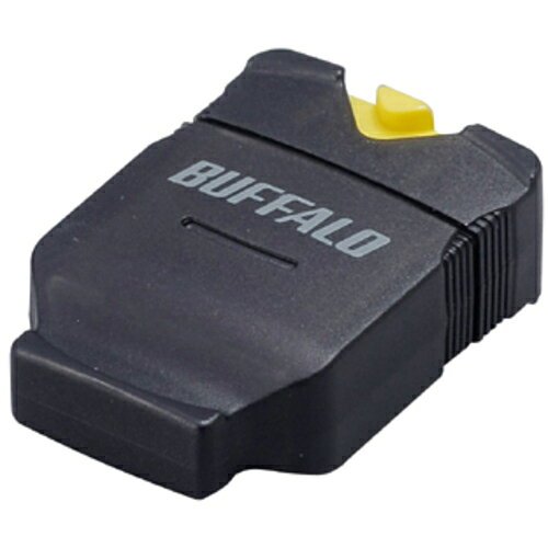 【メール便対応】バッファロー（BUFFALO）　カードリーダー／ライター　microSD対応　超コンパクト　ブラック　【品番：BSCRMSDCBK】