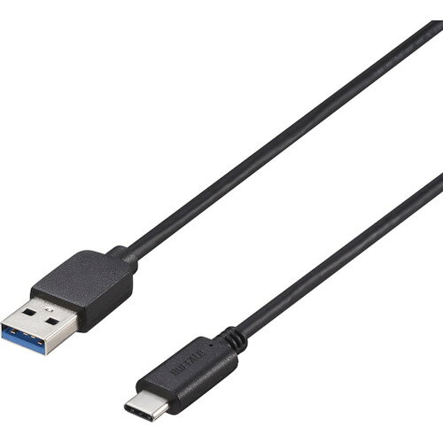 バッファロー(BUFFALO) USB3.2 Gen1 ケーブル A−C 2m ブラック 【品番:BU3AC20BK】