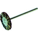 【メール便対応】バーテック(BURRTEC) ワイラーミニチュアホイルブラシ茶イカツ毛 12E P5 【品番:12604200】