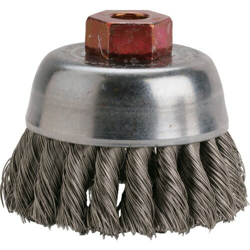 バーテック（BURRTEC） ノット型（ヒネリ）カップブラシ SRA-2MS 70XM10P1．5 SUS0．35 【品番：1301700】