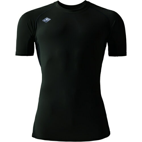 バートル　BURTLE　半袖アイスフィッテッド4105−35−XLブラック　【品番：4105-35-XL】