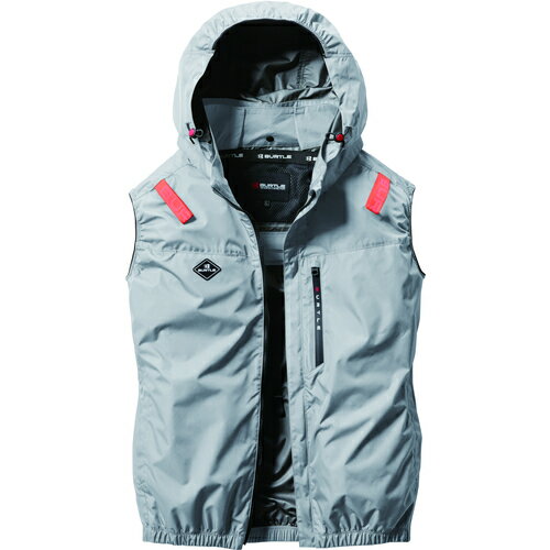 バートル　BURTLE　ACベスト　AC2064−60−L　アッシュグレー　【品番：AC2064-60-L】