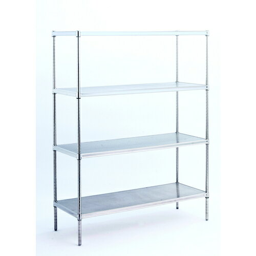 【別途送料あり】キャニオン（Canyon）　ステンレスパンチングキャニオンシェルフ　SUSP　610x1070x1900　5段　【品番：SUSP610107019005】(4)