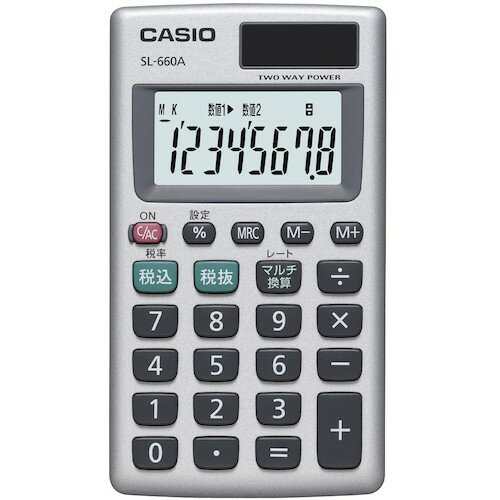 �ڥ᡼�����б��ۥ������׻�����CASIO�ˡ������������ɷ���������֡�SL-660A-N��