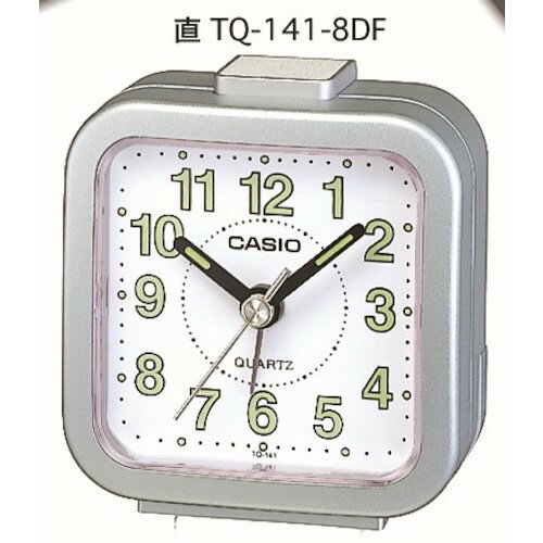 Mikimoto International - カシオ計算機（CASIO）　カシオ置時計（クオーツ）　シルバー　【品番：TQ-141-8JF】