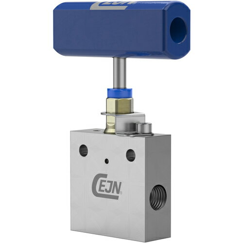 セインジャパン（CEJN）　低圧ニードルバルブ　3ポートバルブ、加圧ポート×1　NPT　1／2　【品番：19-950-2420】
