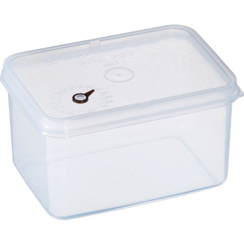 Condiments Container - 蝶プラ工業　ビルポット角深型No．3　【品番：280239】