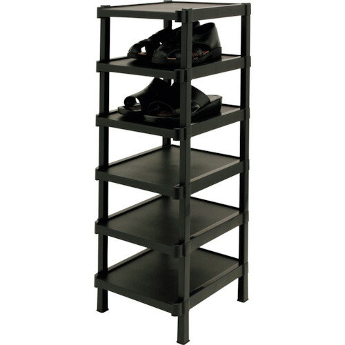 蝶プラ工業　導電スリッパラック6段　【品番：781781】