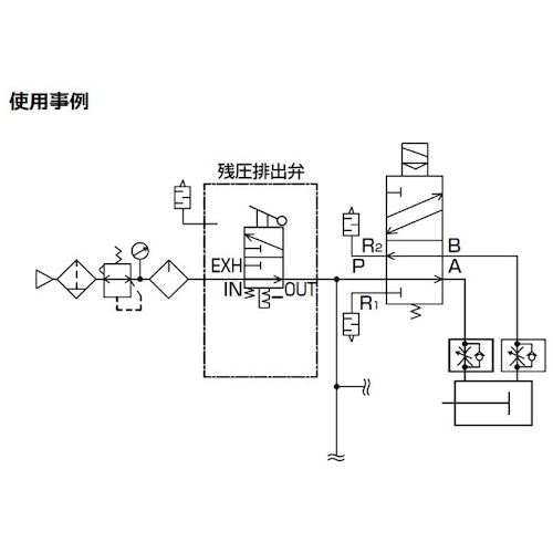 CKD　残圧排出弁　白色シリーズ　【品番：V3000-15-W】