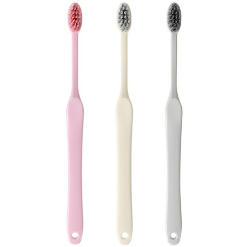 【メール便対応】日本クリンテック　歯ブラシ　エコデント　コンパクト　ふつう　3色　3本セット　【品..
