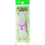 【メール便対応】クロバー（CLOVER）　カラーひも　細　生成　【品番：26-130】