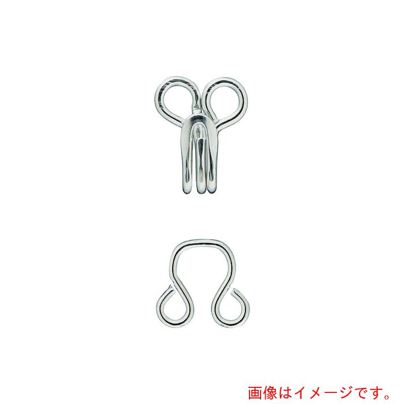 【メール便対応】クロバー（CLOVER）　スプリングホック　No．1　黒　12組入り　【品番：26-516】
