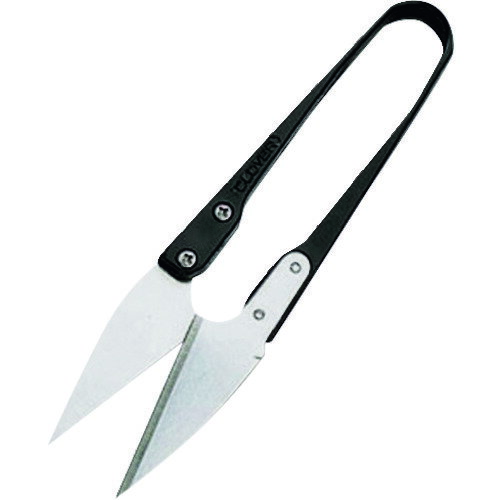 【メール便対応】クロバー（CLOVER）　糸切はさみ　シルバー　銀刃　【品番：36-397】