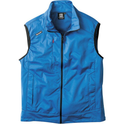 コーコス信岡（co-cos） 防風ストレッチベスト ブルー SS 【品番：G-2349-6-SS】