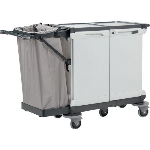 【別途送料あり】山崎産業（CONDOR）　リネンカートSKF−1　【品番：CA687-001X-MB】