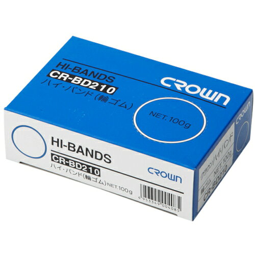 クラウングループ（CROWN）　ハイバンド（輪ゴム）箱入　100g【51587】　【品番：C...
