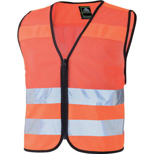 CUC　CHUSAN　高輝度メッシュベスト　蛍光オレンジ　F　【品番：0358-96-F】