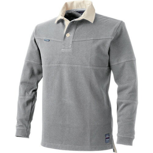 CUC　CHUSAN　長袖ラガーシャツグレーLL　【品番：1250-05-LL】(4.0)