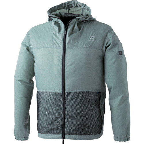 CUC　CHUSAN　WZ　ポケッタブル・テクニカルフードジャケット　杢グリーン　M　【品番：8810-144-M】