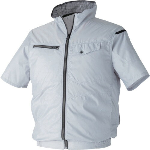 特長 ●リーズナブルなのに本格的な機能性を装備。 ●旬なEFウェアの着心地を気軽に体感。 仕様 ●色：シルバー ●サイズ：M ●着丈(cm)：66 ●胸囲(cm)：114.5 ●肩幅(cm)：43.5 ●袖丈(cm)：24 ●【風漏れ防止対策】 ●【裏PAコーティング】 材質 ●ポリエステル100％・裏：PAコーティング 質量・質量単位 ●165.0g 注意事項 ●※この製品は、素材の内側にコーティング加工をしております。 ●コーティングは、摩擦や洗濯により多少剥離する場合があります。 ●洗濯の際は、必ずファスナー・釦・マジックテープを閉じ、洗濯ネットをご使用ください。 ●※専用Di-VaiZファン・バッテリーは別売り。 【メーカー名】CUC（株） 【メーカー品番】9147-26-M