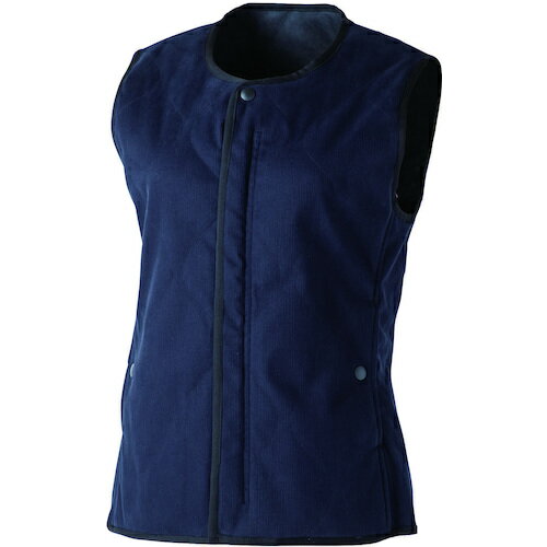 CUC　CHUSAN　電熱レディース　キルティングベスト　ネイビーブルー　M　【品番：500012-22-M】