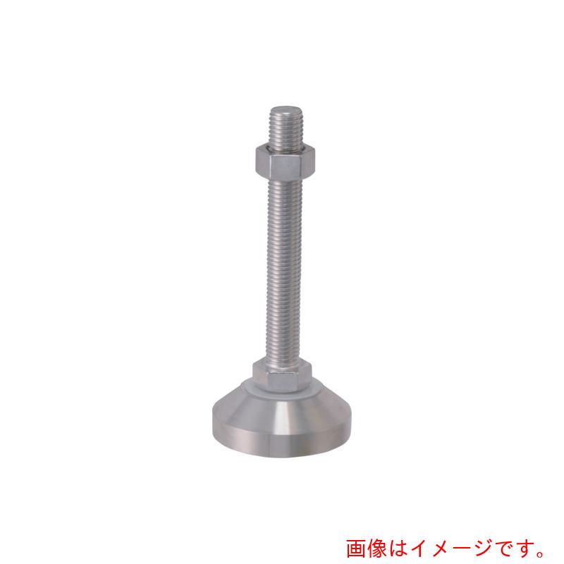 特長 ●重量機械の調整に適しています。 ●太径のボルトを使用しているため、安定性は抜群です。 ●特に重量用機械でなくてもスムーズな調整が可能です。 用途 ●重量用で台座部が大きく、スムーズなレベル調整が可能なベアリング内蔵型アジャスターです。 ●スラストベアリングへの塵の侵入を防止するため、PPワッシャーでカバーしています。 ●ベアリングにスムーズな動きをさせるためには、荷重は出来れば1トンまででご使用ください。 仕様 ●許容荷重(kgf)：7000 ●ねじ寸法：M30 ●ねじ長さ(mm)：150 ●全高(mm)：205.5 ●台座径(mm)：100 ●材質：SUS304相当 ●パシペート 材質 ●ねじ：SUS304相当 ●台座：SUS304鍛造 ●表面処理：パシペート 質量・質量単位 ●2680.0g 【メーカー名】ダイワアドテック（株） 【メーカー品番】HT-30-150S