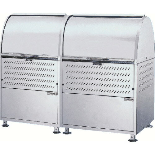 【別途送料あり】ダイケン（DAIKEN） ステンレスゴミ収納庫クリーンストッカー 1500 連結型 【品番：CKM-1500R】□