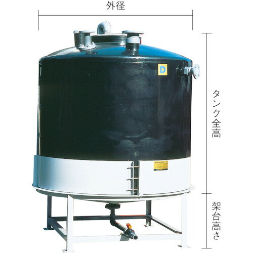 【別途送料あり】ダイライト　AT型完全液出しタンク　1000L　【品番：AT-1000】