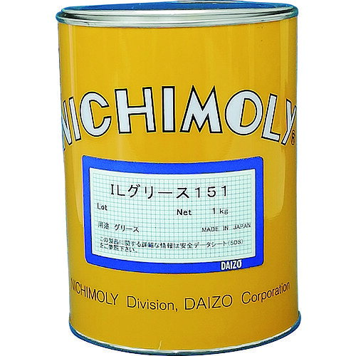 特長 ●二硫化モリブデンを超高濃度に配合し、極圧性、耐摩耗性に極めて優れています。 ●広範囲の温度（?10?120℃）に使用出来ます。 ●機械的安定性に優れているので高速回転のベアリングでの使用に適しています。 ●酸化安定性に優れているので長期間の使用が出来ます。 ●耐水性に優れているので、水分が混入しても軟化しにくく、錆の発生を防ぎます。 用途 ●大型?超大型の建設機械の軸受けおよび摺動部に。 ●各種産業機械の軸受けおよび極圧荷重のかかる摺動部に。 ●大型車両の軸受けおよび摺動部に。 ●No.1(IL-151)は軟らかく、寒冷地や集中給油用。 仕様 ●容量(kg)：1 質量・質量単位 ●1.0kg 【メーカー名】（株）ダイゾーニチモリ事業部 【メーカー品番】1120133140 【法人限定商品】※下記注意事項を事前にご確認ください。 ●この商品は送料が別途必要になります。 ●ご注文後、改めて当店より送料をご連絡させていただきます。送料のご了承をいただいてからの手配となります。（ご連絡までに数日かかる場合があります） ●手配後のキャンセル・返品・交換はできません。 ●メーカー直送、または、福山通運・西濃運輸・佐川急便でのお届けとなります。 ●配送業者の指定はできません。 ●原則法人宛（個人宅を除く）のみの配達となります。個人宅へのお届けの場合は事前にお問い合わせください。 ●お届け先の宛名または住所に法人名の記載がない場合は、法人であっても個人宅扱いとなります。 ●個人宅（法人名不記載を含む）へのお届けができない場合があります。 ●一部配送業者は平日のみの配達になります。原則時間指定はできません。 ●他メーカーとの同梱不可。 ●代金引換決済のご利用不可。