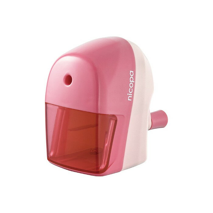 デビカ　手動えんぴつけずり ニコパ　ピンク　【品番：043729】【JAN：4904901437292】