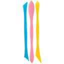 【メール便対応】デビカ プラねんどベラ 3本組 【品番:093300】【JAN:4904901933008】