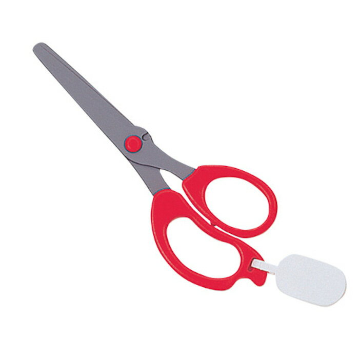 【メール便対応】デビカ 学習はさみ右手用 レッド 【品番:043815】【JAN:4904901438152】