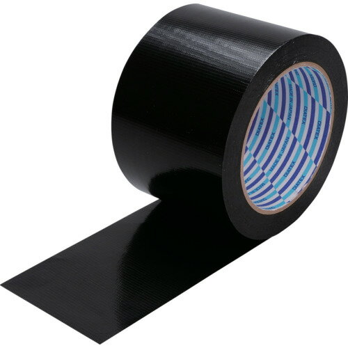 ダイヤテックス パイオラン 梱包用テープ 75mm×25m ブラック 【品番:K-10-BK 75MMX25M】
