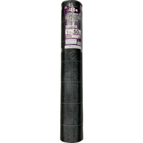 イノベックス（Dio）　防草シート　ハイグレード8年　黒　1m×50m　【品番：253994】