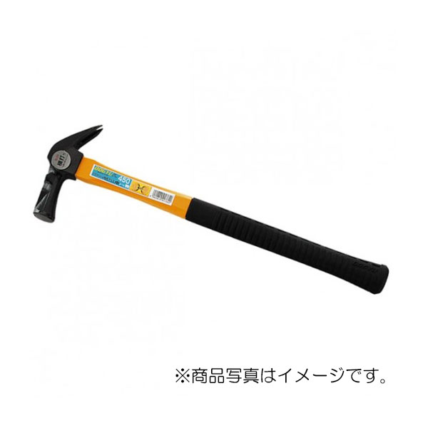 ●グラスファイバー柄マグネット付仮枠鎚！ ●全長： 約450mm ●頭全長： 約138mm ●口径： 29Φ ●全重量： 約750g ●すべり止： 釘が滑らないように目切りされています。 【メーカー名】土牛産業（株） 【メーカー品番】01764