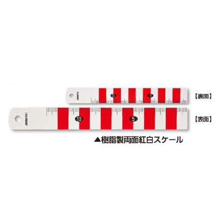 ●樹脂製だからしなりやすく、クラックが測りやすい！ ●両面印字だから右手でも左手でも写真撮影が可能！ ●測定範囲： 約130mm ●サイズ： 約165mm×20mm ●全重量： 約2g 【メーカー名】土牛産業（株） 【メーカー品番】02756