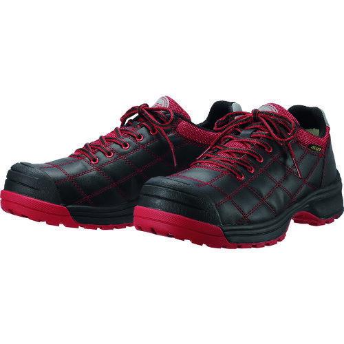 ドンケル（DONKEL）　ダイナスティ　安全作業靴　ダイナスティプロフェッショナル　ブラック＋レッド　23．0cm　【品番：DYPR23230】
