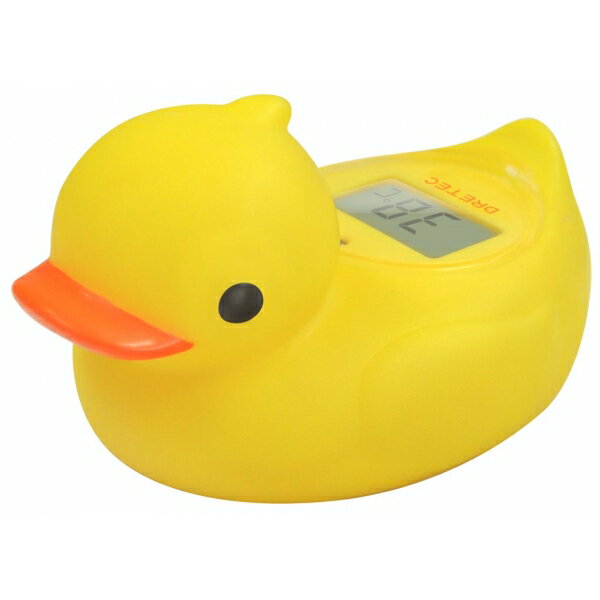 ドリテック デジタル湯温計「ガーくん」 イエロー 【品番:O-238NYE】●
