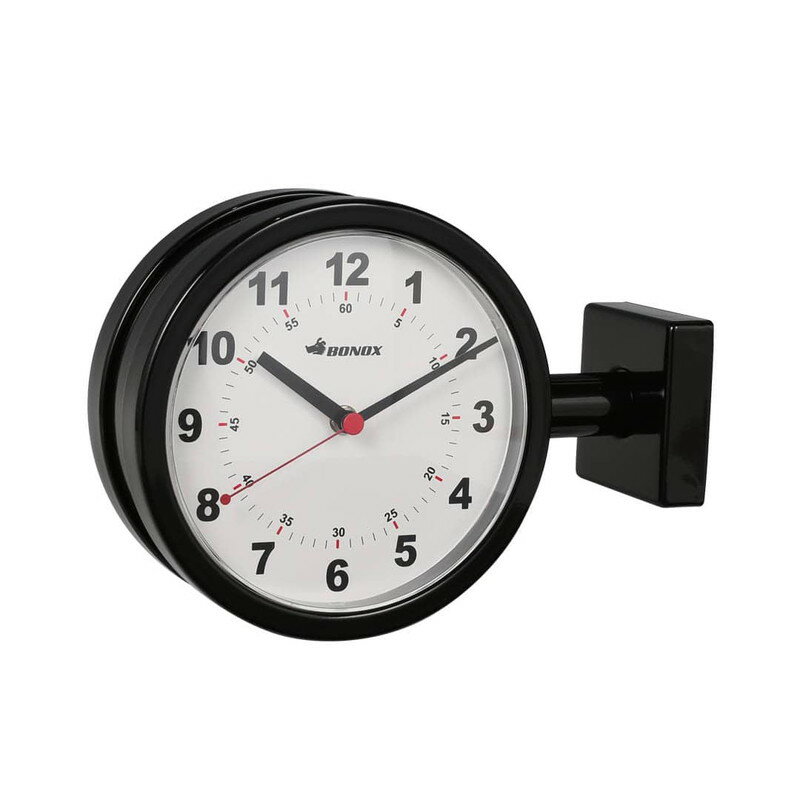 ダルトン（DULTON）　DOUBLE FACE CLOCK 170D BLACK ダブル フェイス クロック 170D　BLACK　【品番：S624-659BK】