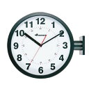 ダルトン（DULTON）　DOUBLE FACE WALL CLOCK BLACK ダブル フェイス ウォール クロック　BLACK　【品番：S82429BK】