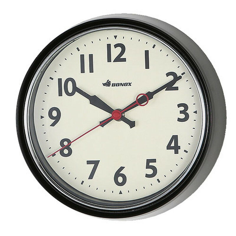 ダルトン（DULTON）　WALL CLOCK BLACK ウォール クロック　BLACK　【品番：S426-207BK】