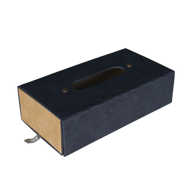 ダルトン（DULTON）　FOLDABLE TISSUE BOX NAVY フォールダブル ティッシュ ボックス　NAVY　【品番：H20-0155NB】