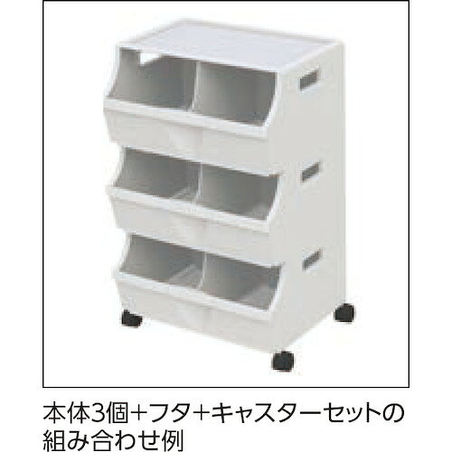 E-CON 91132002 エコンダストボックス用キャスターセット 【品番:91132002】 [2]