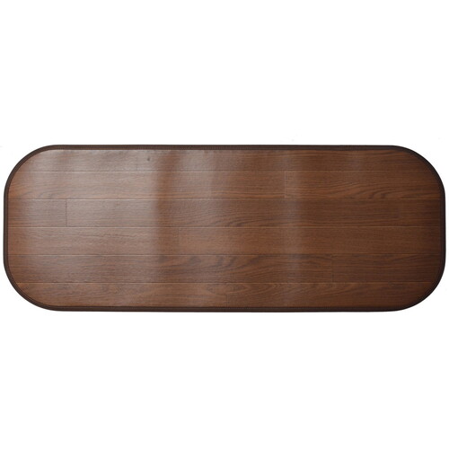 萩原　消臭加工付き　木目調フリーマット　ダークブラウン　45×120　【品番：350114631】