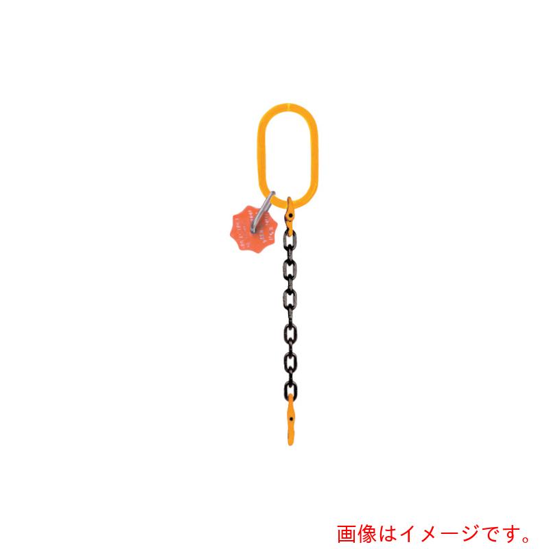 特長 ●JIS規格より厳しいEN規格(818-2、4)に準拠した玉掛け専用チェーンとして、ISO9001認定工場において厳選された最高の特殊合金鋼を使用し、完全自動機によりリング状に成形、溶接し、独自の最新自動制御熱処理装置で熱処理を行い、均一の機械的性能を保証。当然JIS及びISO規格にも準拠です。 ●完全自動機によりリング状に成形、溶接し、独自の最新自動制御熱処理装置で熱処理を行い、均一の機械的性能を保証します。 ●当然JIS及びISO規格にも準拠しています。 用途 ●クランプ取付け用チェーン に。 仕様 ●有効長l(m)：1.27 ●使用荷重(t)α=60°：1.0 ●チェーンリンク数：43 ●線径(mm)：8.0 ●ISO9001認証取得工場製 ●G8(T級) 材質 ●高抗張力鋼 質量・質量単位 ●2.11kg 注意事項 ●作業開始前の点検を必ず実施し、変形、摩耗、損傷したチェーンスリングは使用しないで下さい。 ●チェーンスリングの最大使用荷重を超えるつり荷は絶対に吊らないで下さい。 ●つり角度を確かめ角度に応じた使用荷重のチェーンスリングをご使用ください。 ●クランプは別売です。 ●ご使用前に必ず取扱説明書をよくお読みください。 【メーカー名】イーグル・クランプ（株） 【メーカー品番】SCC-S-1.0-1.0M