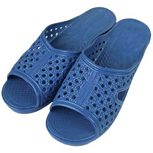 江部松商事　EBM　婦人シャワーサンダル　前あき　ブルー　T−FTG−3　L　【品番：1281960】