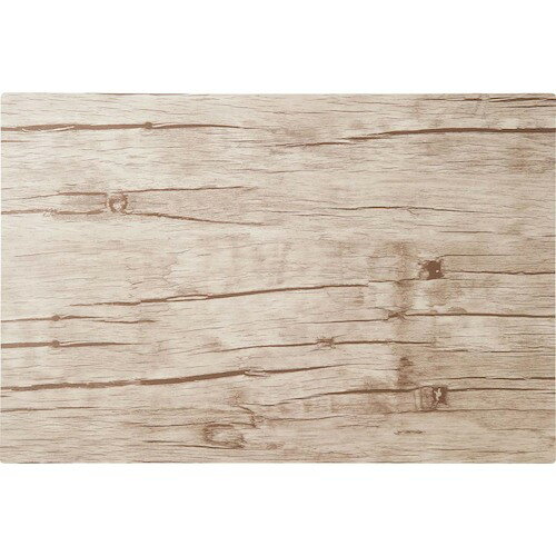 江部松商事　EBM　プレースマット　ウッドルック　450X300mm　ホワイト　PM2032　【品番：2129110】