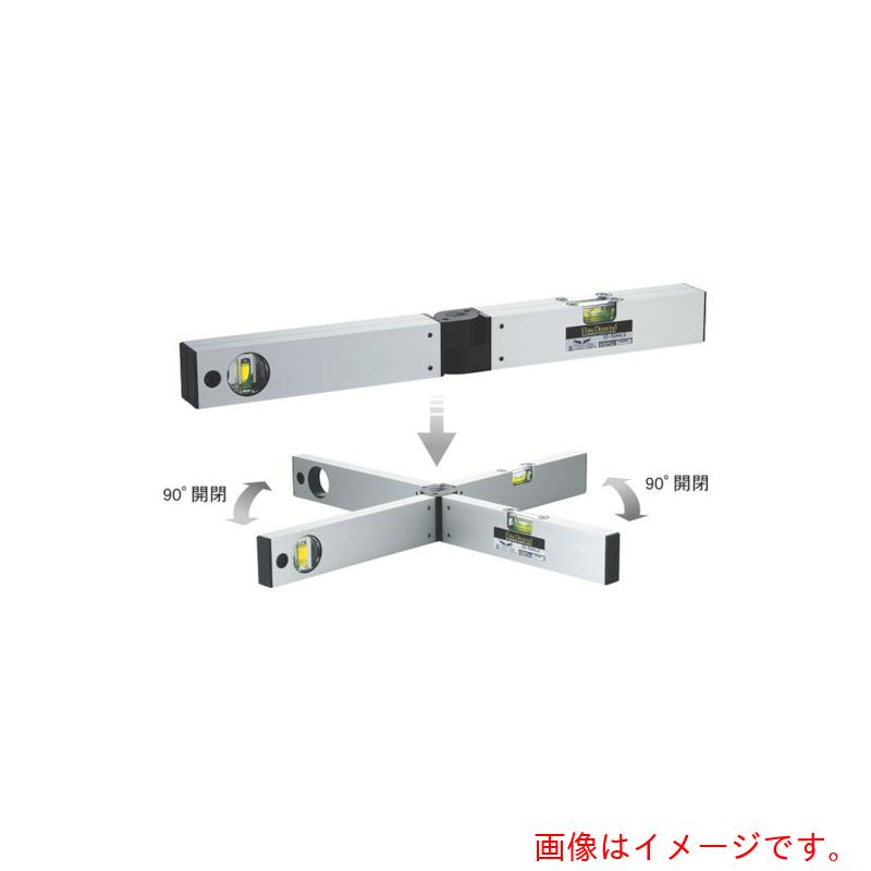 特長 ●精度調整ネジを回して気泡管の調整が出来ます。 ●前後・左右の水平測定が一度に出来ます。 ●集水マス・マンホールなどの水平面出しが簡単に出来ます。 ●測定時開いて、収納時はたたんでコンパクトに出来ます。 ●蓄光付で明るい所で光を蓄積して暗い所で数分間発光します。 用途 ●下水工事・配管工事でのマンホール・ます等の水平測定に。 仕様 ●長さ(mm)：500 ●高さ(mm)：49.5 ●厚さ(mm)：40 ●マグネット：なし ●気泡管色：グリーン ●精度：±1.50mm/m=±0.0859°以内 ●感度：0.50mm/m＝0.0286° ●蓄光シート：あり ●色：シルバー 材質 ●本体：アルミニウム ●駆動部：PC樹脂 ●気泡管：アクリル樹脂(PMMA) 質量・質量単位 ●648.0g 【メーカー名】（株）エビス 【メーカー品番】ED-50MALN